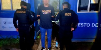 Salvadoreño detenido