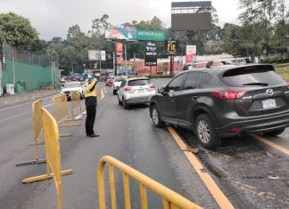 PMT de Santa Catarina Pinula amplía horario del reversible en Carretera a El Salvador PMT amplía horario de carril reversible en Santa Catarina Pinula