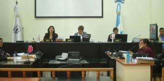 El Tribunal de Mayor Riesgo B suspendió por segunda vez el juicio por el caso Unaerc. Foto La Hora: Fabricio Alonzo