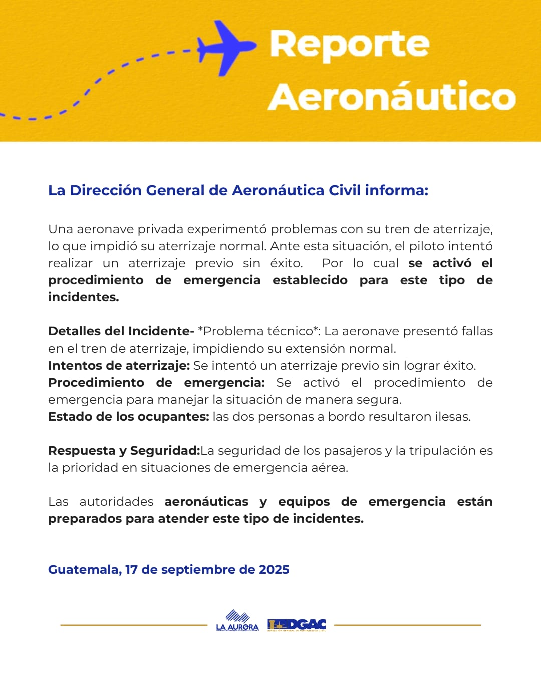 Aterrizaje peligroso