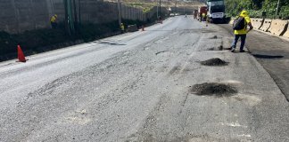 Por trabajos de bacheo, Covial anuncia cierres parciales en el kilómetro 25.7 en la CA-1 Oriente