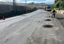 Por trabajos de bacheo, Covial anuncia cierres parciales en el kilómetro 25.7 en la CA-1 Oriente Por trabajos de bacheo, Covial anuncia cierres parciales en el kilómetro 25.7 en la CA-1 Oriente