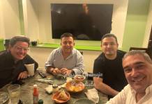 Pérez, Aguirre, Estrada y Maldonado se reúnen: abordan coyuntura y Junta Directiva del Congreso De izquierda a derecha: los diputados Julio Héctor Estrada, Adim Maldonado, Samuel Pérez y Luis Aguirre. Foto La Hora: Jessica Gramajo.