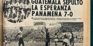 Durante la eliminatoria al Mundial 1978, Guatemala arrebató 7-9 la esperanza mundialista de Panamá en el Estadio Nacional. Foto La Hora: El Gráfico