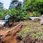 Las lluvias y la saturación de suelos aún aumentando el número de emergencias en diferentes puntos de la república. Foto La Hora: Conred