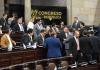 107 diputados del Congreso aprobaron conocer de urgencia nacional la ley que avala más fondos para los Codedes. Foto La Hora: José Orozco