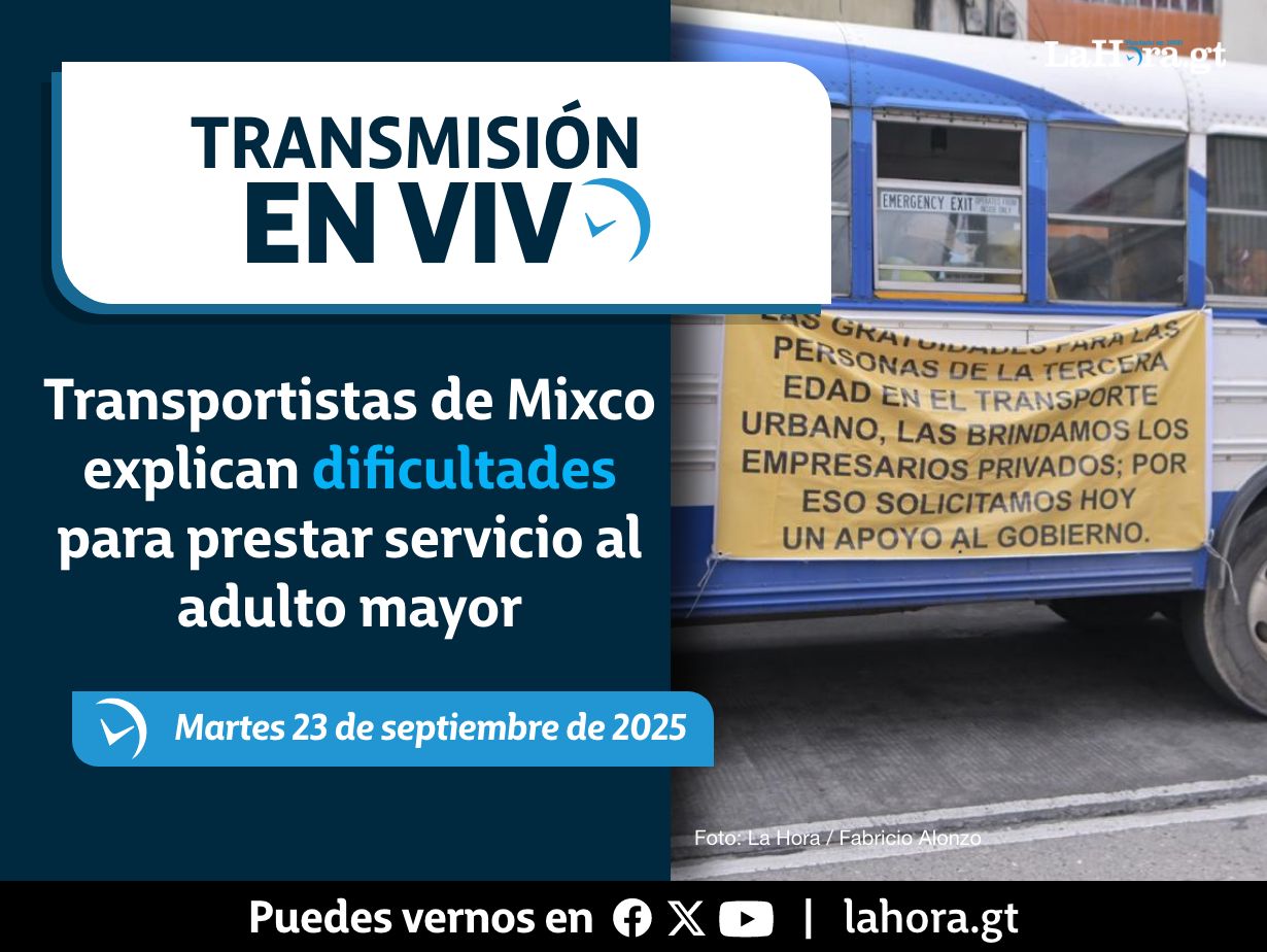 En vivo: Transportistas de Mixco explican dificultades para prestar servicio al adulto mayor