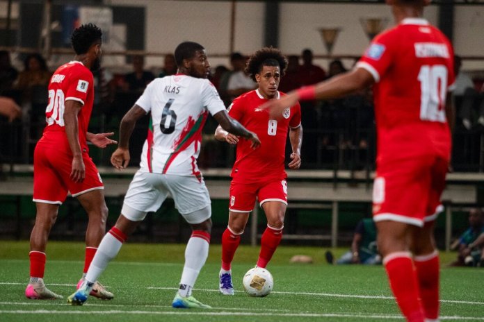 Panamá empató contra Surinam este jueves 4 de septiembre. Foto La Hora: Fepafut.