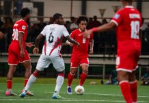 Panamá empató contra Surinam este jueves 4 de septiembre. Foto La Hora: Fepafut.