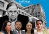 Los cuatro fiscales que derrotaron en juicio las "acusaciones" del MP de Consuelo Porras. Diseño: La Hora / Alejandro Ramírez.