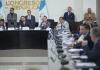 Los jefes de bloque apoyaron las agendas que presentó la junta directiva para las plenarias del 2 y 4 de septiembre. Foto: La Hora / Fabricio Alonzo