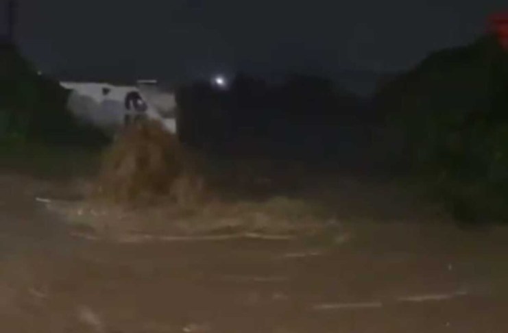 Inundaciones en Palín, Escuintla por desbordamiento del río Michatoya.