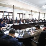 Los jefes de bloque se quejan por la situación de las carreteras y citan al ministro de Comunicaciones para el 29 de septiembre. Foto: Congreso de la República