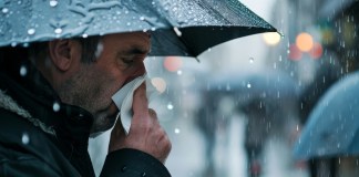 Con las lluvias las personas son propensas a contagiarse de enfermedades respiratorias y gastrointestinales, por ello es importante tomar medidas de prevención. Foto: Freepik.