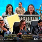Los magistrados que decidirán si el caso Melisa Palacios pasa a manos de la jueza Abelina Cruz o no