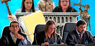 Los magistrados que decidirán si el caso Melisa Palacios pasa a manos de la jueza Abelina Cruz o no