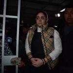 Las lujosas prendas de María Fernanda Bonilla para asistir a la audiencia por el caso Melisa Palacios