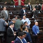 Varios diputados de oposición aprobaron el Decreto 7-2025, a la que oficialistas presentaron objeciones. Foto: La Hora / José Orozco