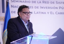El jefe de Segeplan, Carlos Mendoza, aseguró que el Decreto 7-2025 es una "irresponsabilidad" aprobada por el Congreso. Foto La Hora: Segeplan