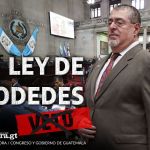Desconocimiento del veto a ley de Codedes "incurre en un error jurídico", afirma presidencia.