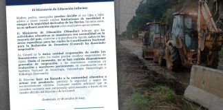 Mineduc afirma que no habrá suspensión de clases por lluvias y deslaves en el país.