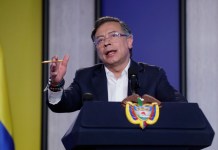 EE.UU. incluye a Petro en Lista Clinton y lo señala por supuestos vínculos con el narcotráfico El presidente de Colombia, Gustavo Petro, habla durante una rueda de prensa en Bogotá