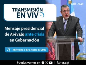 Retransmisión: Mensaje presidencial de Arévalo ante crisis en Gobernación