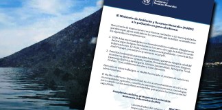 MARN sancionará a 15 municipalidades por incumplimiento de reglamento de aguas residuales en el Lago de Atitlán.