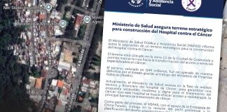 Salud adquiere terreno en zona 13 para construcción del Hospital Especializado Contra el Cáncer.