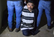 Byron Eduardo Fajardo Revolorio, alias "Black Demon", fue capturado en el departamento de Santa Rosa. Foto La Hora: Policía Nacional Civil.