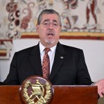 El presidente Bernardo Arévalo evitó hablar sobre los señalamientos por posible corrupción en el Mingob denunciados por Portillo. Foto La Hora: Presidencia