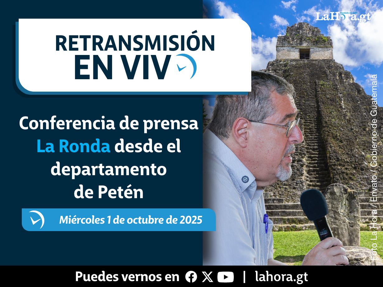Retransmisión: conferencia de prensa La Ronda desde el departamento de Petén