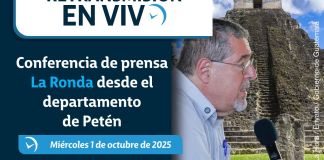 Retransmisión: conferencia de prensa La Ronda desde el departamento de Petén.