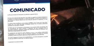 DGT realiza destitución y denuncia de colaborador tras colisión de vehículo oficial contra bus extraurbano.