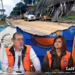 Arévalo: deslaves en el km 24 se deben a una obra sin licencias ambientales y estudios de riesgo.