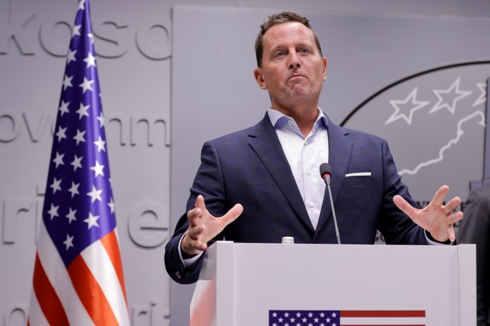 Fotografía de archivo del diplomático estadounidense Richard Grenell. Foto La Hora: EFE