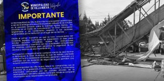 Muni de Villa Nueva sigue sin explicar quién reparará pasarela en Aguilar Batres Muni de Villa Nueva sigue sin explicar quien reparará pasarela en Aguilar Batres.