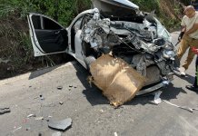 Un fallecido y cinco vehículos accidentados complican tránsito de Villa Nueva a Ciudad Capital