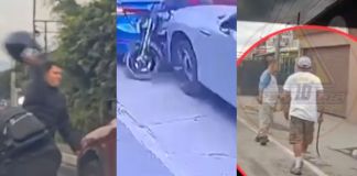Golpes, insultos y amenazas aparecen cada vez con mayor frecuencia en videos que circulan en redes sociales. Foto La Hora: Captura de pamtalla.