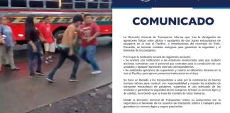 DGT emite comunicado por pelea de pilotos de extraurbanos. Foto La Hora: DGT.