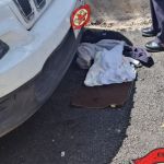 Bomberos Municipales Departamentales rescatan a recién nacido. Foto La Hora: Bomberos Municipales Departamentales de San José La Comunidad.