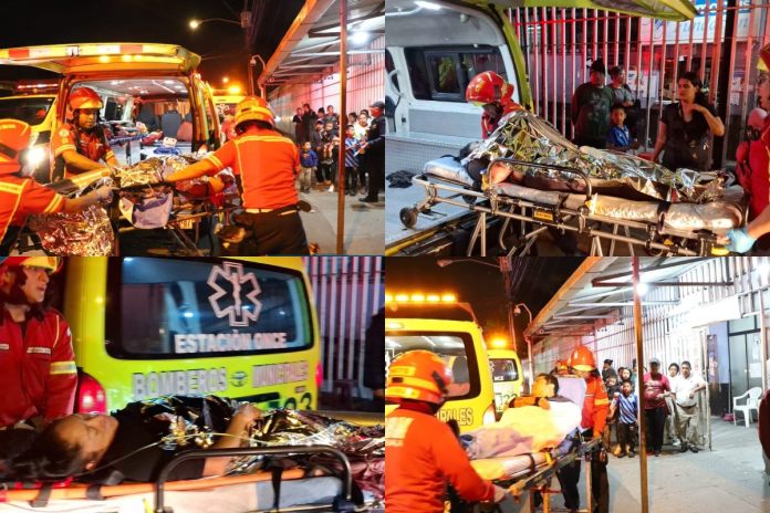 Ataque armado en zona 25 deja cuatro heridos, dos en estado critico.