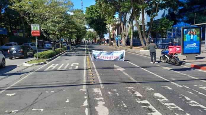 Sindicato de Trabajadores del Ministerio de Trabajo y Previsión Social (SITRAMITRAPS). Foto La Hora: Amílcar Montejo.