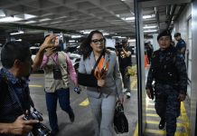 La ex vicepresidenta Roxana Baldetti será sometida a una intervención quirúrgica y solicitó permiso para permanecer fuera de prisión. Foto La Hora: Daniel Ramírez