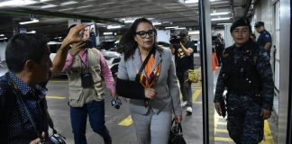 La ex vicepresidenta Roxana Baldetti será sometida a una intervención quirúrgica y solicitó permiso para permanecer fuera de prisión. Foto La Hora: Daniel Ramírez