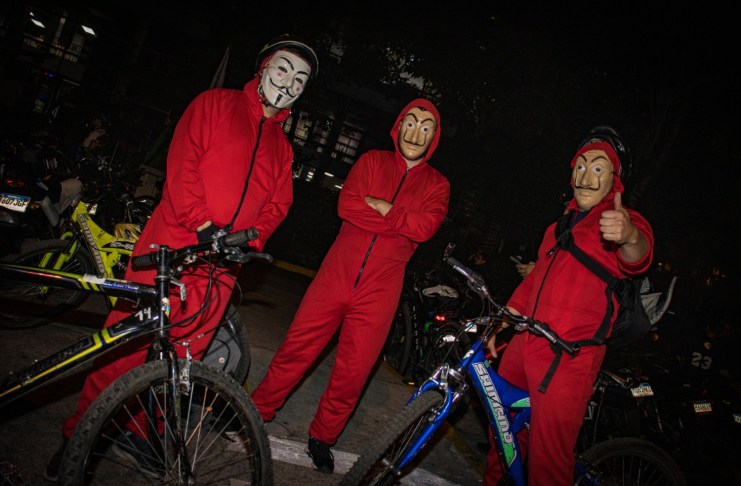 Tradicional BiciTour de la Ciudad de Guatemala. Foto La Hora: MuniGuate.