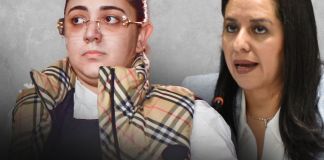 La defensa de María Fernanda Bonilla denuncio a la jueza Carol Berganza con la finalidad de usarla como excusa para separarla del caso Melisa Palacios. Arte La Hora: Francisco Altán