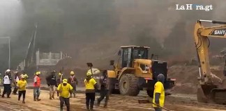 Kilómetro 24 de carretera a El Salvador. Foto La Hora: José Orozco.