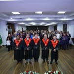 La Junta Directiva del Colegio de Abogados y Notarios de Guatemala. Foto La Hora: Cang.