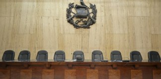 Pocas horas quedan para que el Organismo Judicial elija presidente, sin que los magistrados entren a conocer el tema. Foto La Hora: Fabricio Alonzo
